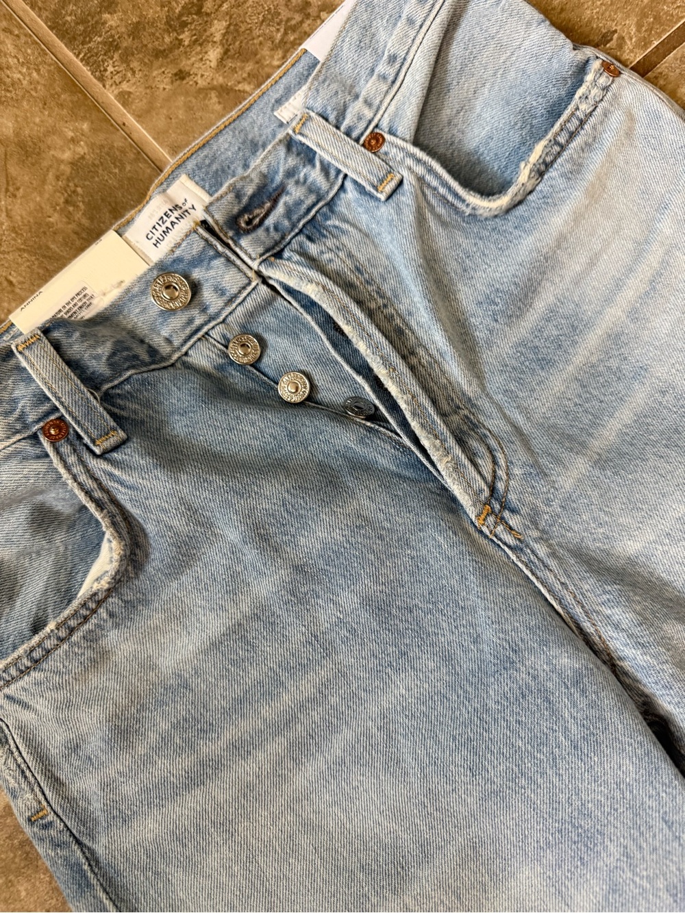 Citizens Of Humanity High-Rise Light Blue Women's Jeans
